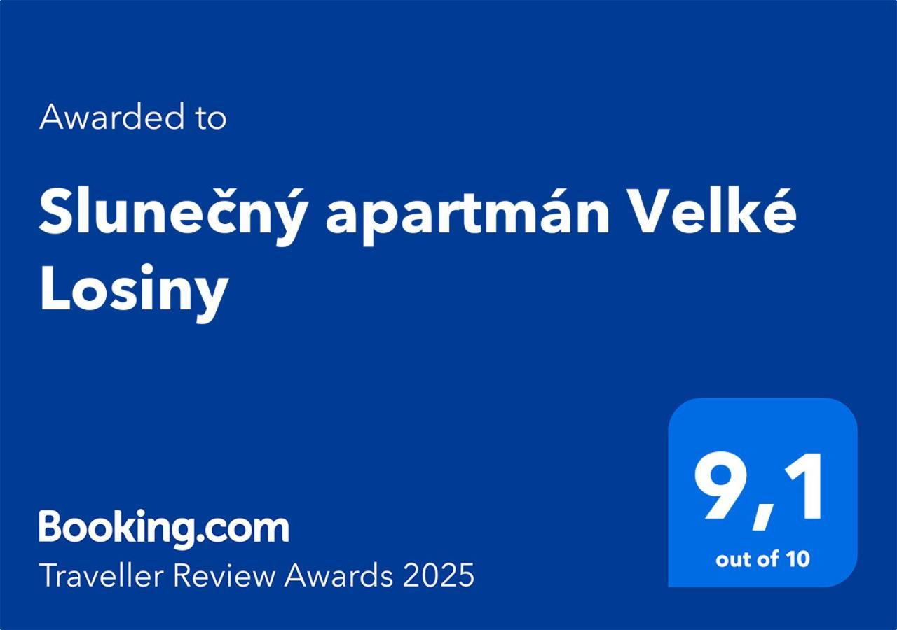 Slunecny Apartman Velké Losiny Exteriér fotografie